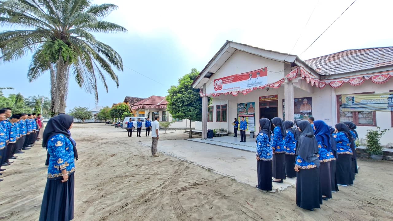 apel-bulanan-korpri-se-kecamatan-pasir-sakti